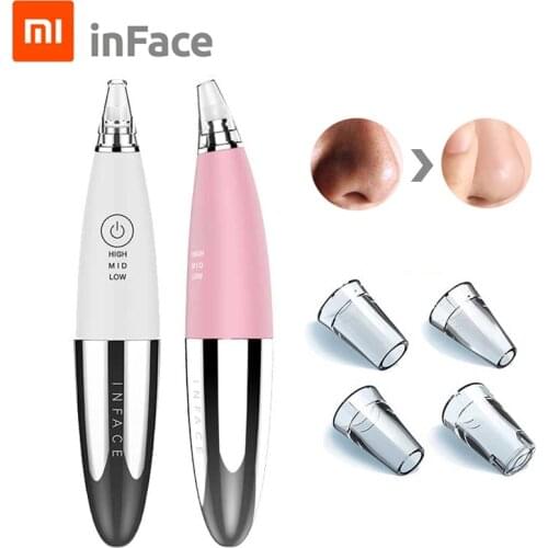 New InFace Blackhead Remover Skin Care Pore Vacuum Acne Pimple Removal Vacuum Suction Tool Facial Face Clean Machine Beauty Tool