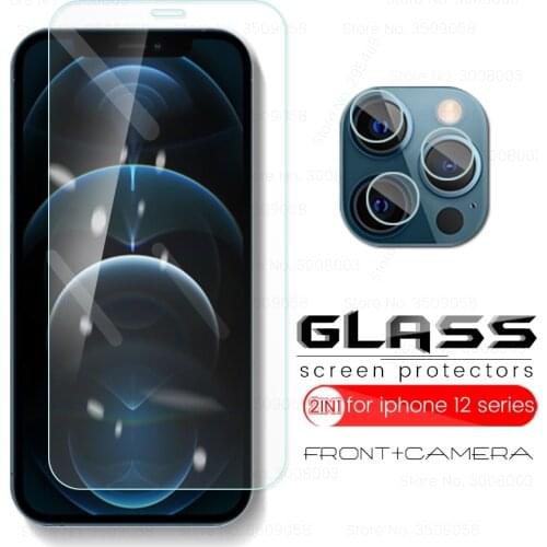 Camera lens protective cover on the for apple iphone12 i phone 12 mini iphone 12 pro max glass screen protector film guard movie