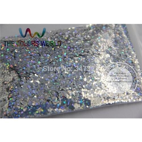1.5MM Laser Diamond Silver Color Glitter Spangles ,holographic Color Sequins for nail art or Other DIY decora