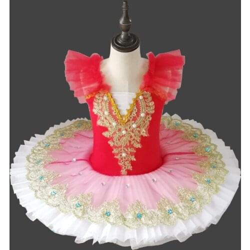 2020 Songyuexia White Ballet Tutu Skirt Ballet Dress Childrens Swan Lake Costume Kids Belly Dance Costumes Stage Professional