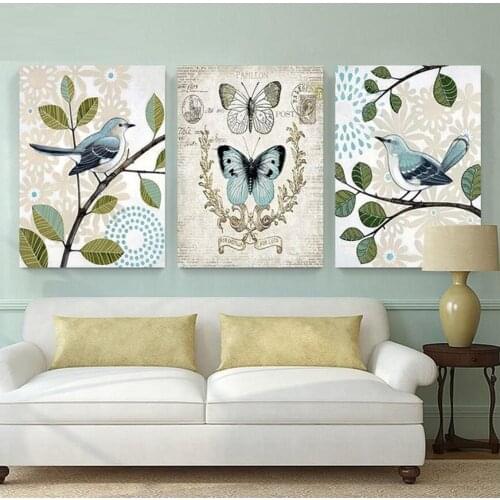 DIY Diamond Mosaic Full Square Diamond Embroidery Rhinestones Mosaic Set Kitchen Decor Diamond Painting Cross Stitch 3pcs set