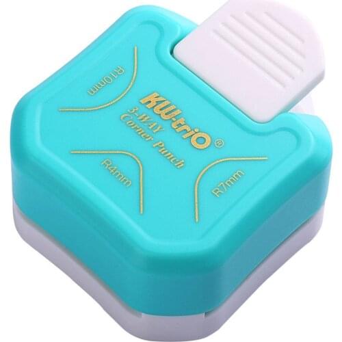 3 In 1 R4 R7 R10 Corner Rounder Paper Punches DIY Handmade Crafts Round Corner Paper Cutter Card Border Punches for Scrapbooking