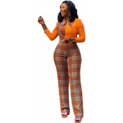 African Jumpsuit For Women 2020 New Ladies Dashiki Print Turn-down Collar Ankara Style Trousers Fashion Robe Africaine Jumpsuit