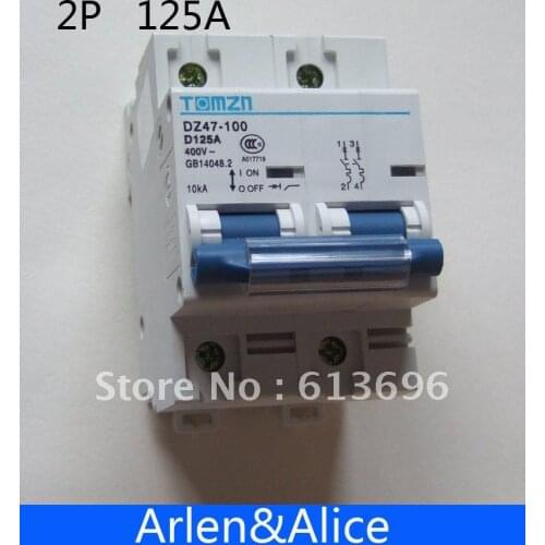 2P 125A 240V/415V 50HZ/60HZ Circuit breaker MCB sp