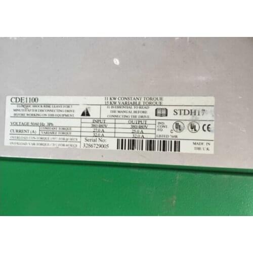 CDE1100 used in good condition 11kw inverter