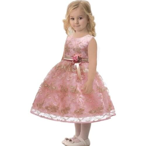 Children dress princess dress rose red tutu children
