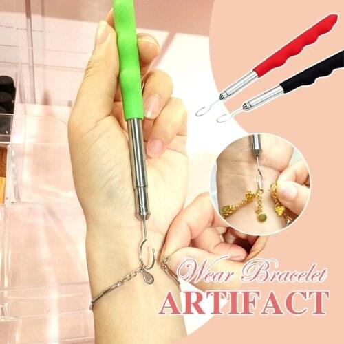 Bracelet Fastener Helper Magic Bracelet Wear Helping Hand Watch HolderClasp Fastener Tools Helper Bracelet assistant clip