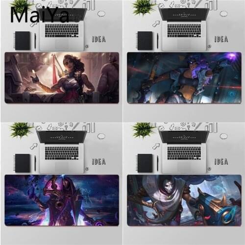 Maiya High Quality League of Legends Samira Jhin Beautiful Anime Mouse Mat Free Shipping Large Mouse Pad Keyboards Mat
