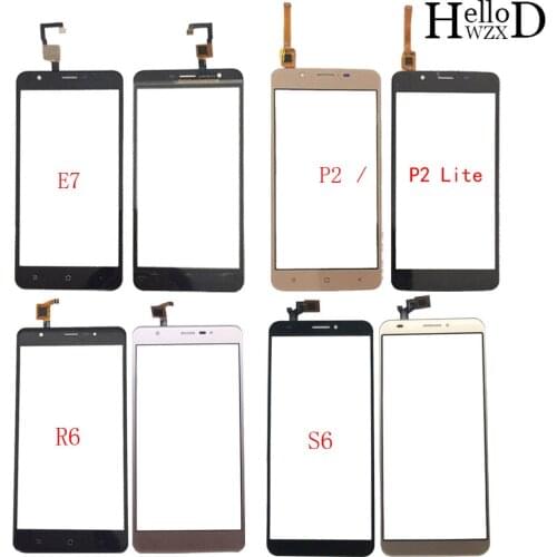 Mobile Touch Screen For BlackView E7 E7S R6 S6 Digitizer Panel Front Glass TouchScreen Lens Sensor 3M Glue Wipes