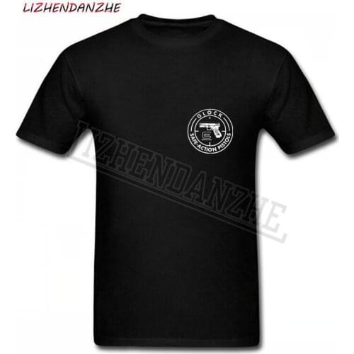 MNE T SHIRT GLOCK SAFE-ACTION PISTOLS HIGH-QUALITY SHIRT SHIORT SLEEVE BRAND T-SHIRT 0275