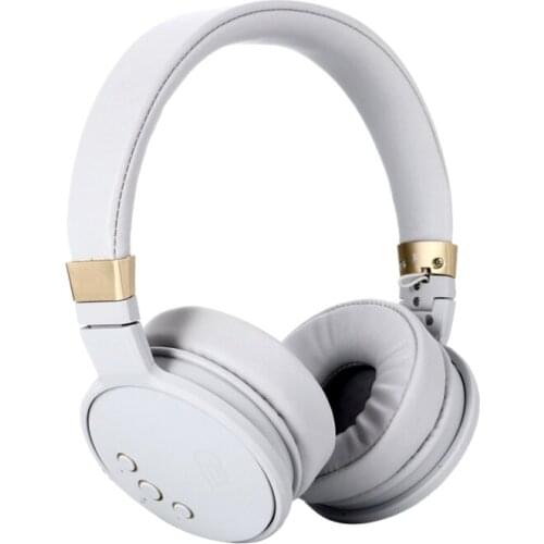 Simple Headset Bluetooth 5.0 Headset Wireless Foldable Card Can Be Inserted Into 3.5MM Audio Cable Computer Headset