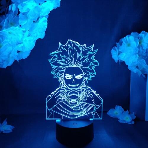 Anime My Hero Academia Led Night Light Hitoshi Shinso Lamp for Room Deco Birthday Gift Hitoshi Shinso Light Boku no Hero Figure