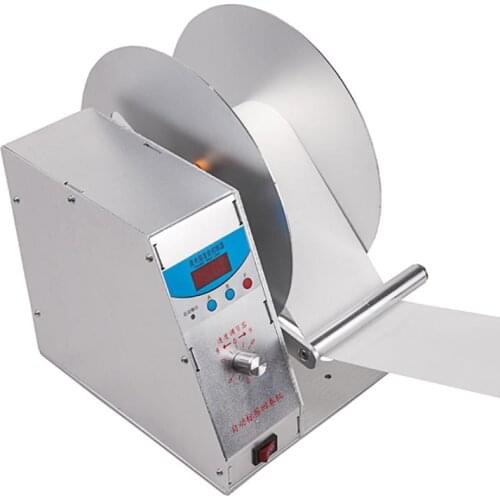 Swansoft electric Automatic Label Rewinder Clothing tags labeling machine