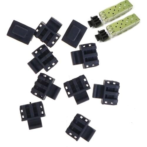 10pc SFP Protective Cover SFP Fiber Module Covers Dust Cap Cage Dust Plug