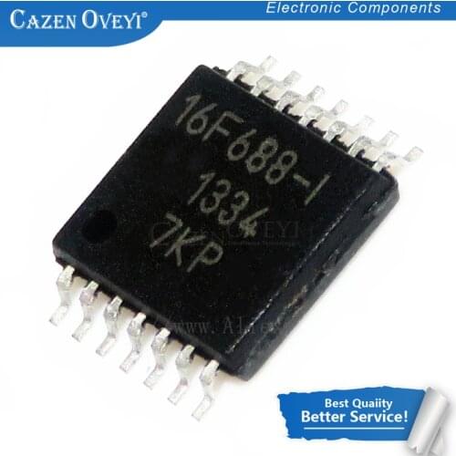 1pcs/lot PIC16F688-I/ST TSSOP-14 PIC16F688 In Stock