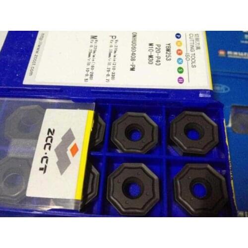 10pcs carbide inserts ONHU060408-PM YBM253 free shipping