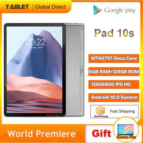 2021 Super 2.5D Tempered 10 inch tablet PC Android 9.0 Octa Core Dual SIM 4G LTE Phablet 32GB ROM Wifi GPS Tablets 10.1