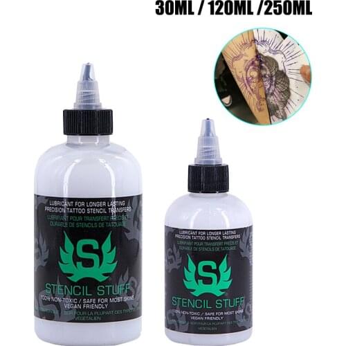 30/120/250ML Professional Tattoo Stencil Magic Gel Thermal Copier Tattoo Transfer Stuff Solution Cream Tattoo Ink Set