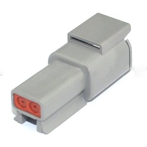 5/10/20/50/100sets 2pin automotive electric housing plug electric waterproof wiring harness connector DTM04-2P