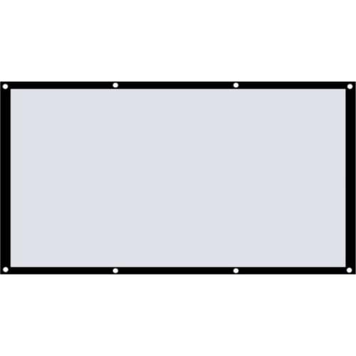 Large 16:9 Foldable Design Home Projection Screen Film Theater Outdoor 60/72/84/100/120 inch Movie Video Screen for Projector