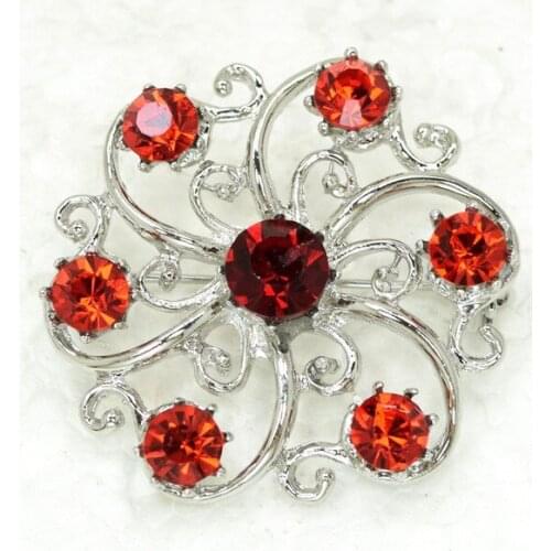 Rhinestone Flower Pin brooches C373 C