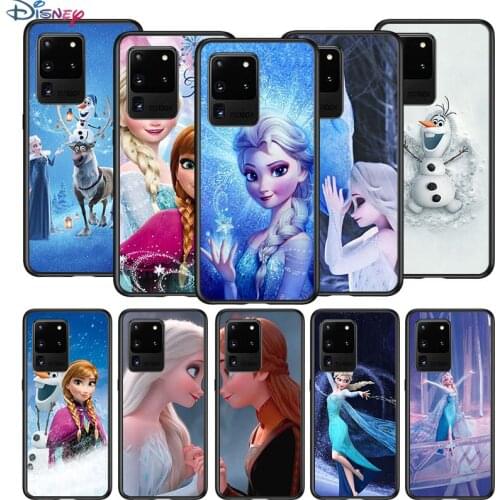 Frozen Princess Aisha for Samsung S20 FE Ultra Plus A91 A81 A71 A51 A41 A31 A21S A72 A52 A42 A02S Soft Black Phone Case