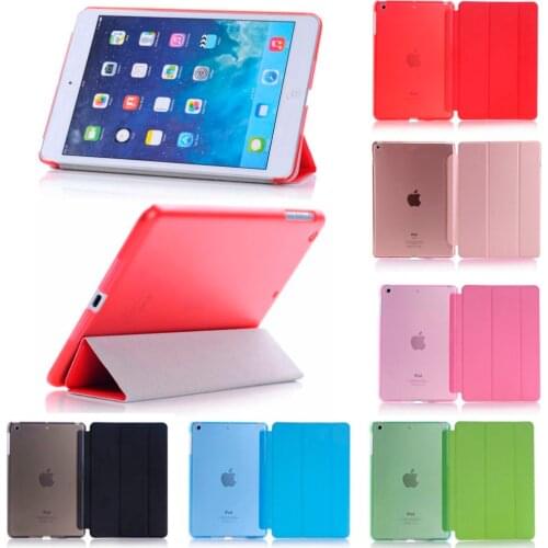 For iPad Mini 1 2 3 Case Protective Cover PU Leather Cover Smart Flip Case For iPad mini 3 Auto Sleep wake Trifold Stand Funda