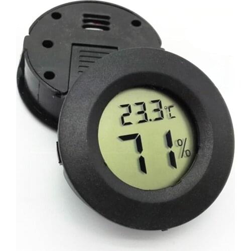 New 2 In 1 LCD Digital Thermometer Hygrometer Car Ornaments Automobiles Dashborad Car Decor Car Accessories Interior Car Styling