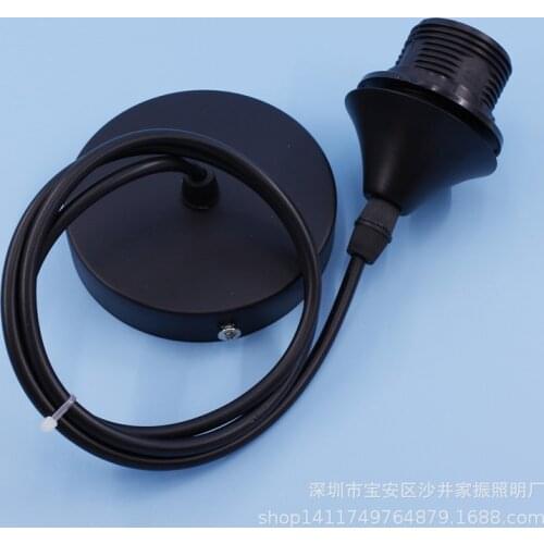 DIY Lamps Dining Chandelier E27 Lamp Holder Hanging Wire LED Chandelier Lamp Lampshade hardware accessories