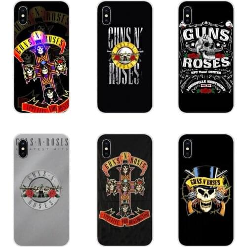 For HTC One U11 U12 X9 M7 M8 A9 M9 M10 E9 Plus Desire 630 530 626 628 816 820 830 Great band Gun n Rose Accessories Shell Covers