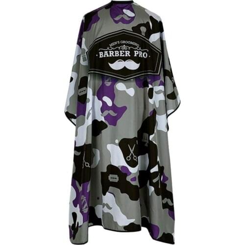 Camouflage Pattern Hairdresser Apron Hairdressing Barber Cloth Hair Cutting Gown Kids&Adult Cape Pro Salon Styling Tool