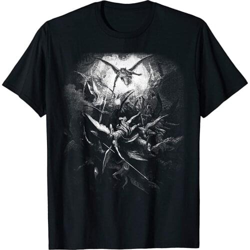 Gustave Dore - Michael Casts out all of Fallen Angels 1866