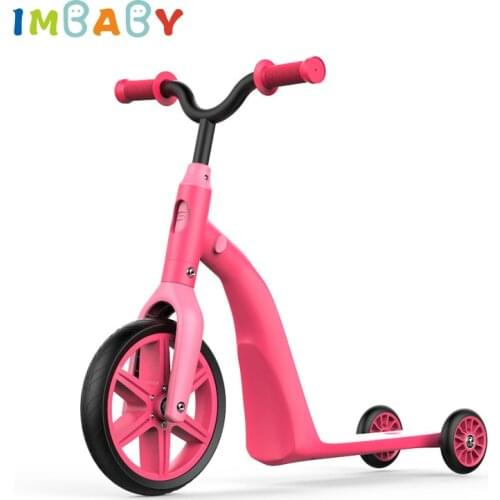 IMBABY New Four-in-one Scooter Childrens Gift Multi-function Balance Bike Tricycle Bicycle Suitable For 2-5 Years Old