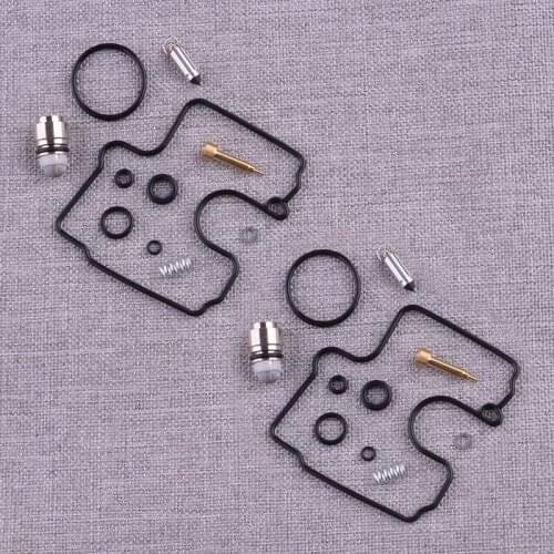 2 Sets Motorcycle Carburetor Carb Repair Rebuild Kits Fit for Suzuki SV650/ S/ SU/ U 2002 2001 2000 1999