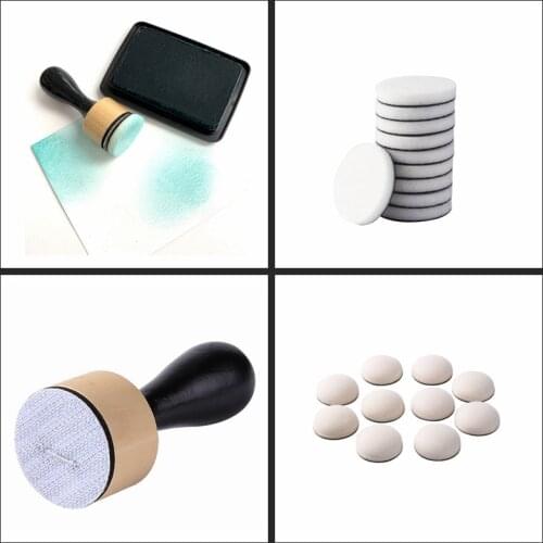 Round/domed Foams with Mini Ink Blending Tools Applying Inks and Paints Through Templates Scrapbook Diy Painting Cards Paper Hot