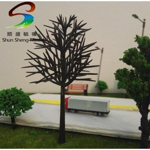 Model scale tree Construction sand table model Department green garden decoration materials 100pcs H:80mm