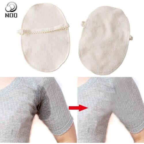 NOQ Professional Underarm Sweat Shield Pad 2 Pcs/set Washable Deodorant Armpit Absorbing Pads For Summer Dresses