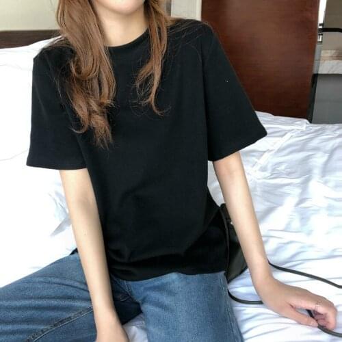 New High-quality summer casual short-sleeved breathable womens classic T-shirt