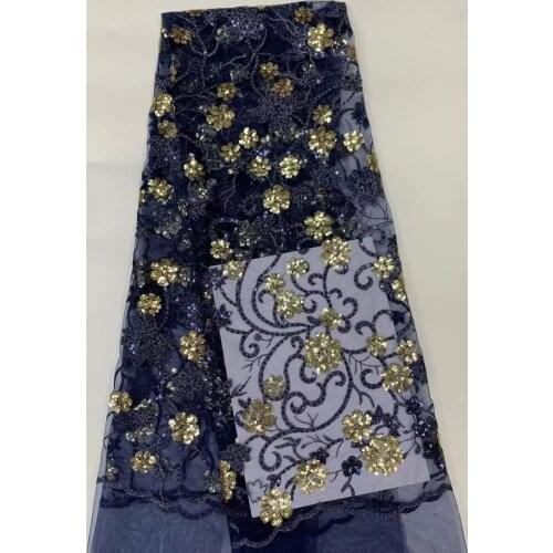 New Design French Nigerian Swiss Sequins Net Tulle Mesh Fabric 2021 High Quality Lace African Sequins Lace For Wedding Party