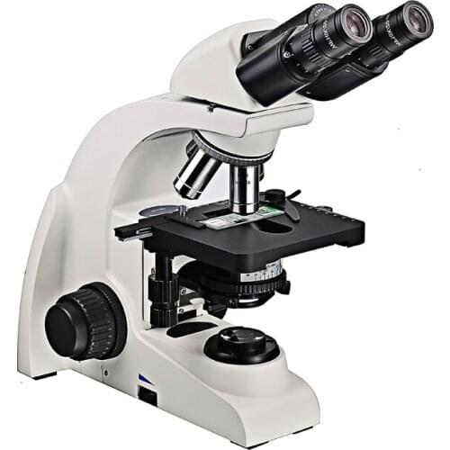 Optical Biological Microscope with High Quality Binocular or Trinocular head 4X-1000X used in School Teaching and Lab Research