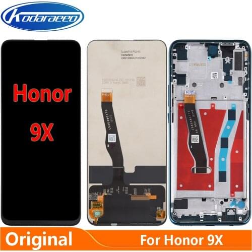 ORIGINAL 6.59" For Huawei Honor 9X STK-LX1 Premium Global Edition LCD Screen Display Digitizer Touch With Frame
