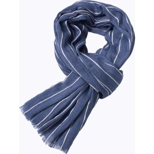 Winter designer scarf men striped cotton scarf female & male brand shawl wrap knit cashmere bufandas Striped scarf with tassels