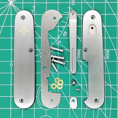 Titanium Alloy Scales for 84 mm Victorinox Swiss Army Knife