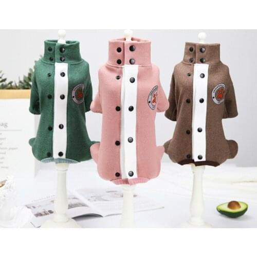 Pet Dog Jumpsuit For Small Dogs Warm Winter Clothes Soft Thicken Fleece Protect Belly Overalls Puppy Pajamas Chihuahua Coat York