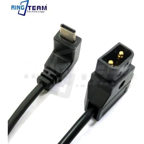 10PCS D-Tap to Regulated Right-Angle USB Type-C Cable for GoPro HERO7 6 5 Black HERO