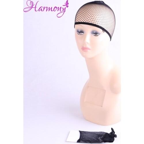 10pcs/lot good Quality Mesh Weaving Black Wig Hair Net Making Caps, Weaving Wig Cap & Hairnets Free Shipping