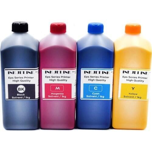 4*1000ml /PC Eco-Solvent Ink Refill Kit for Epson SureColor S30610 S50610 Printer Ink Cartridge T6881-T6884