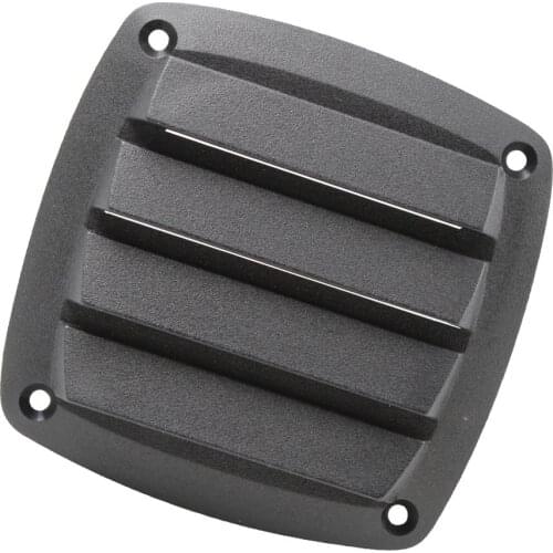 4 Inch Hose Intake Black Plastic Louvered Vents Marine Yacht Air Vent Boat Hardware