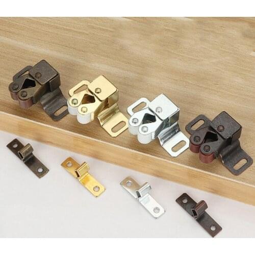 5pcs/lot Home Door Stop Closer Stoppers Drawers Damper Buffer Magnet Cabinet Catches for Wardrobe Hardware Furniture Fittings