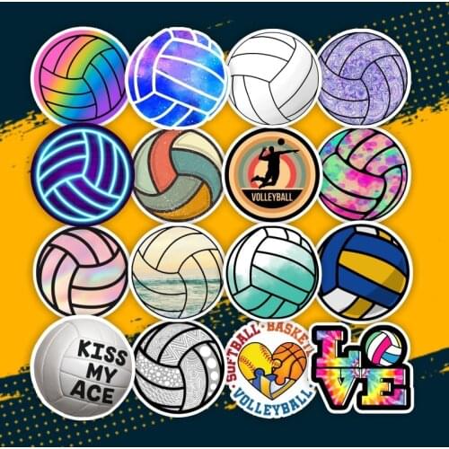 50pcs Volleyball match skateboard For Suitcase 2021 Skateboard Laptop Luggage Fridge Phone Car Styling DIY Decal stickers